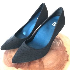Classic Black Mile-Marker Heels